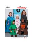 Simplicity Children's Cape Costumes, 8483