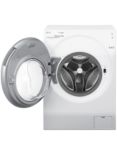 LG FH4G1BCS2 Freestanding Washing Machine, 12kg Load, 1400rpm Spin, White