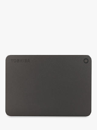 Toshiba Canvio Premium, Portable Hard Drive, USB 3.0, 1TB, Grey