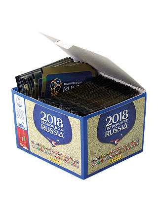 Panini 2018 FIFA World Cup Russia Football Stickers, 100 Packs