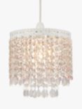 John Lewis Laila Easy-to-Fit Ceiling Shade, Pink