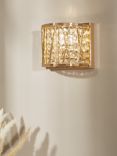 John Lewis Emilia Jazzy Wall Light, Gold
