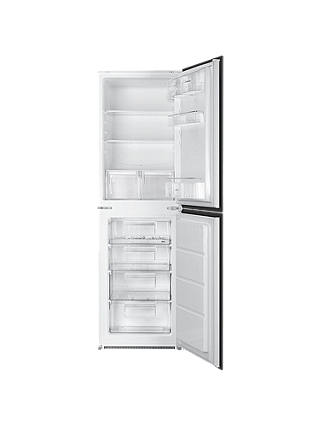 Smeg UKC3170P Integrated Fridge Freezer, A+ Energy Rating, 54cm Wide, White