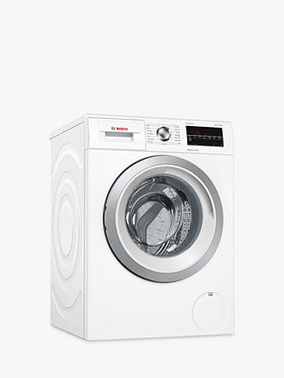 Bosch WAT28463GB Freestanding Washing Machine, 9kg Load, A+++ Energy Rating, 1400rpm Spin, White
