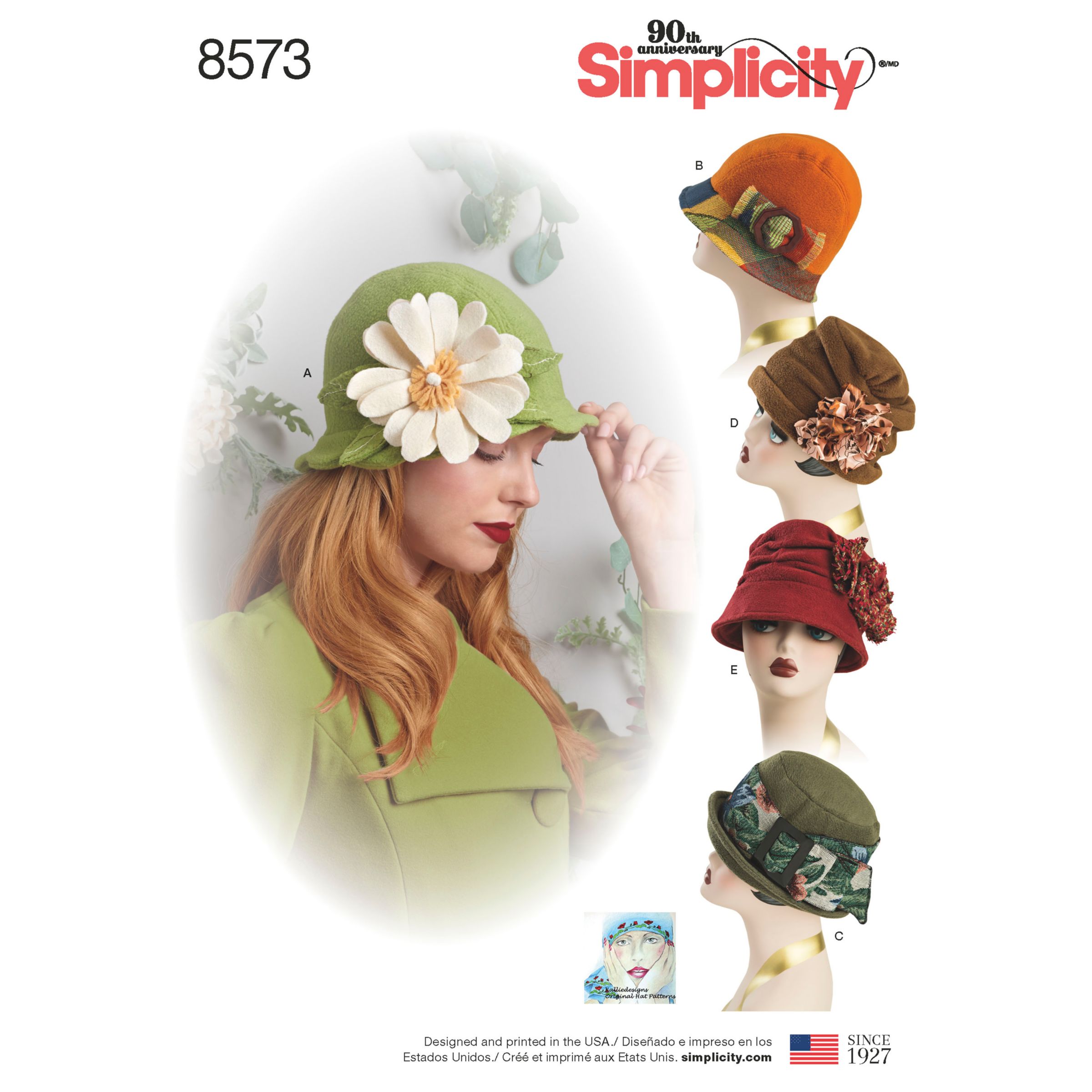 Simplicity Women's Hat Sewing Pattern, 8573