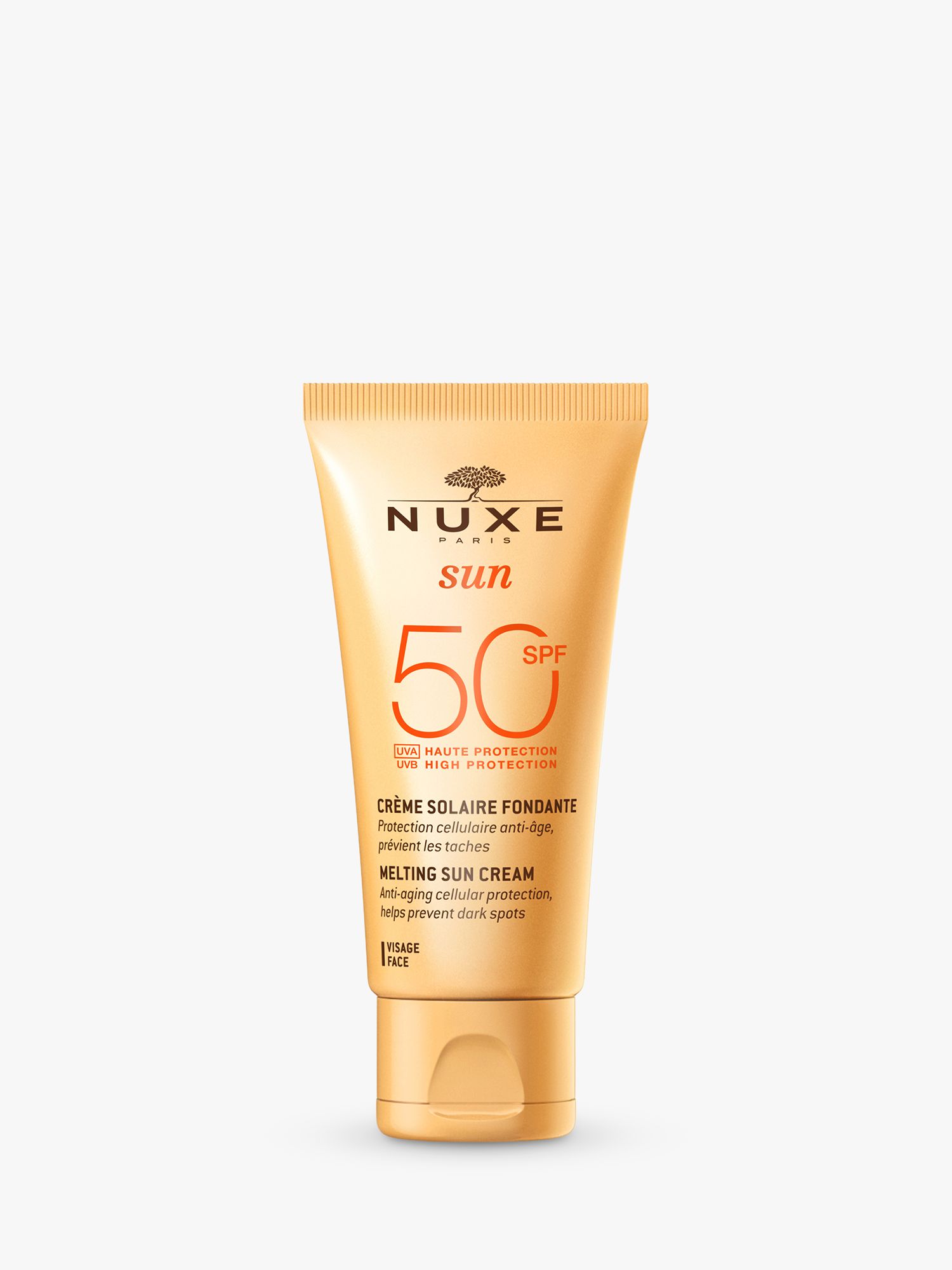NUXE Sun Melting Cream High Protection SPF 50, Face, 50ml at John