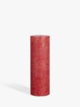 John Lewis Rustic Pillar Candle, 22cm