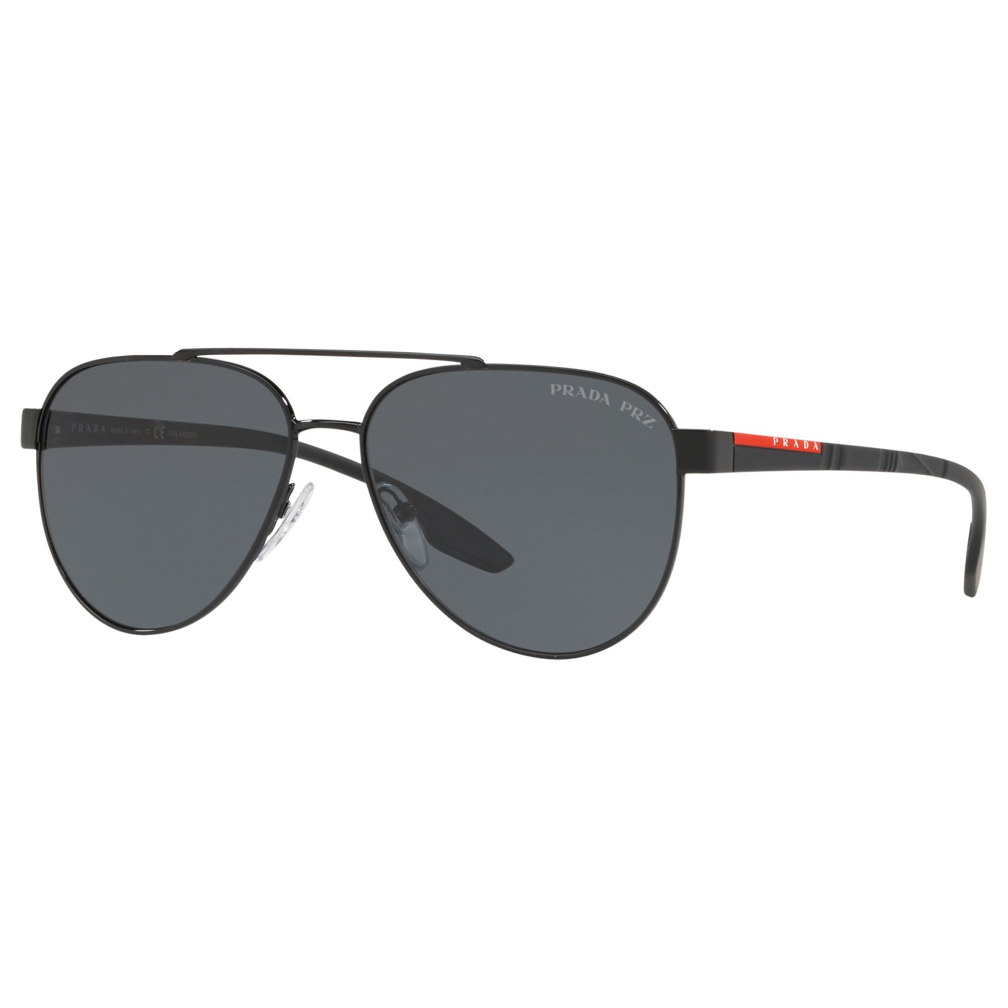 prada black aviator sunglasses