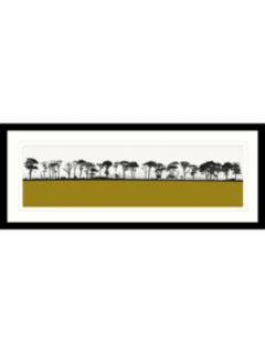 Jacky Al-Samarraie - Northumberland Framed Print & Mount, 40.5 x 104.5cm