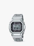 G-Shock Unisex G-Shock Metal Digital Bracelet Strap Watch, Silver/Grey GMW-B5000D-1ER