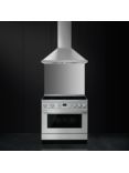 Smeg Portofino CPF9I Freestanding 90cm Multifunction Cooker, Stainless Steel