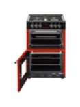 Belling Farmhouse 60G Gas Cooker, 60cm Wide, Red