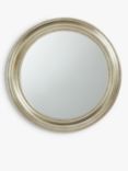 John Lewis Round Bead Wall Mirror, 76cm, Champagne