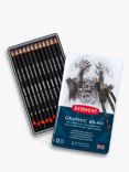 Derwent Medium Graphic Pencils, Set of 12