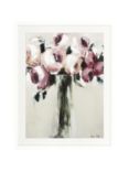 Nicole Pletts - Pink Roses Embellished Framed Canvas Print, 96 x 76cm