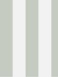 Cole & Son Glastonbury Stripe Wallpaper, 96/4020 Sage
