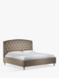 John Lewis Rouen Upholstered Bed Frame, Super King Size, Soft Touch Chenille Mole