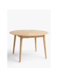 John Lewis Iona 4-6 Seater Extending Round Dining Table