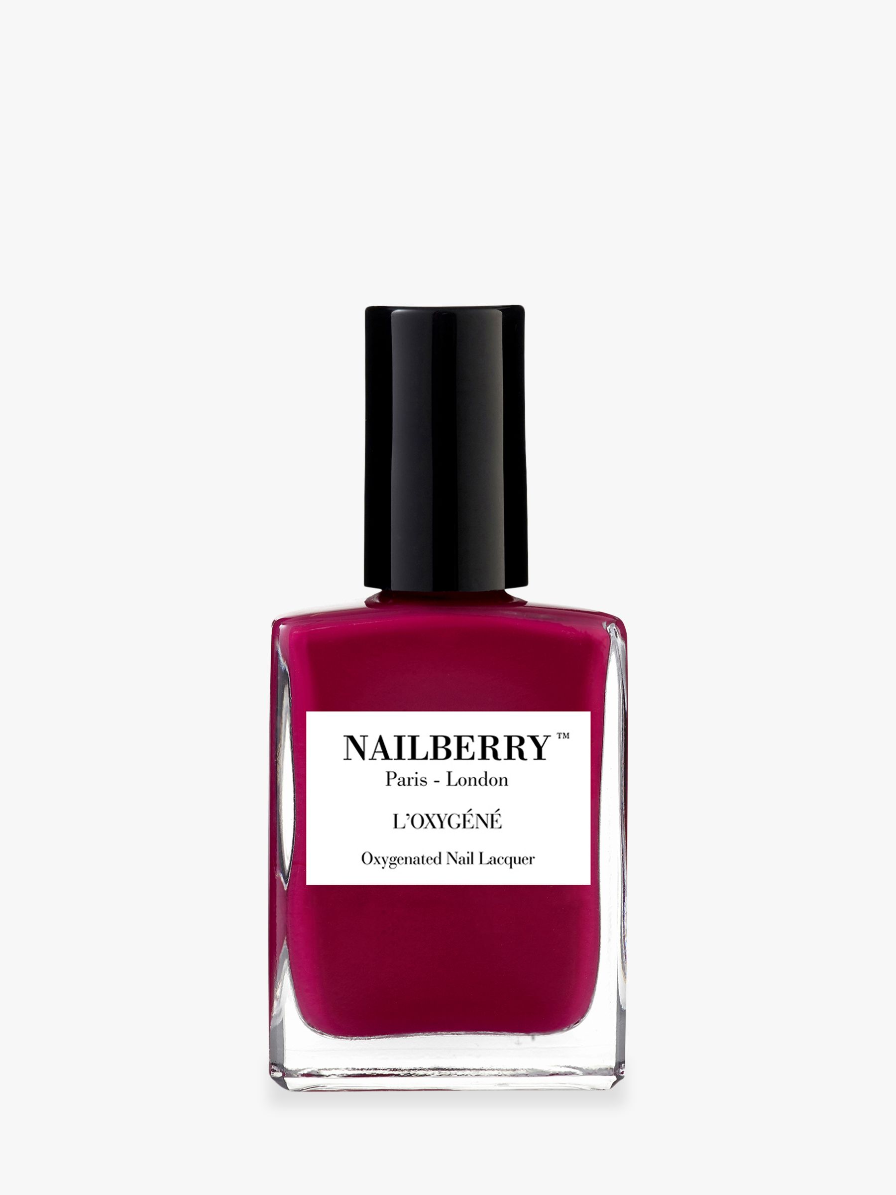 Nailberry L'Oxygéné Oxygenated Nail Lacquer, Raspberry at John Lewis &  Partners