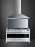 Smeg A5-81 Dual Fuel Range Cooker, A Energy Rating, Stainless Steel