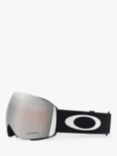 Oakley OO7050 Unisex Flight Deck Prizm Ski Goggles, Black/Mirror Black