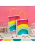 Talking Tables Rainbow Paper Party Bags, Pack of 8
