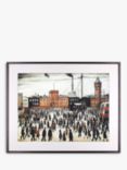 LS Lowry - Going To Work 1943 Framed Print & Mount, 63.8 x 80.2cm