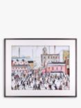 LS Lowry - Going To Work 1959 Framed Print & Mount, 62.3 x 80.2cm