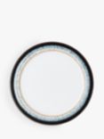 Denby Halo Rim Side Plate, 20.5cm, Black/Multi