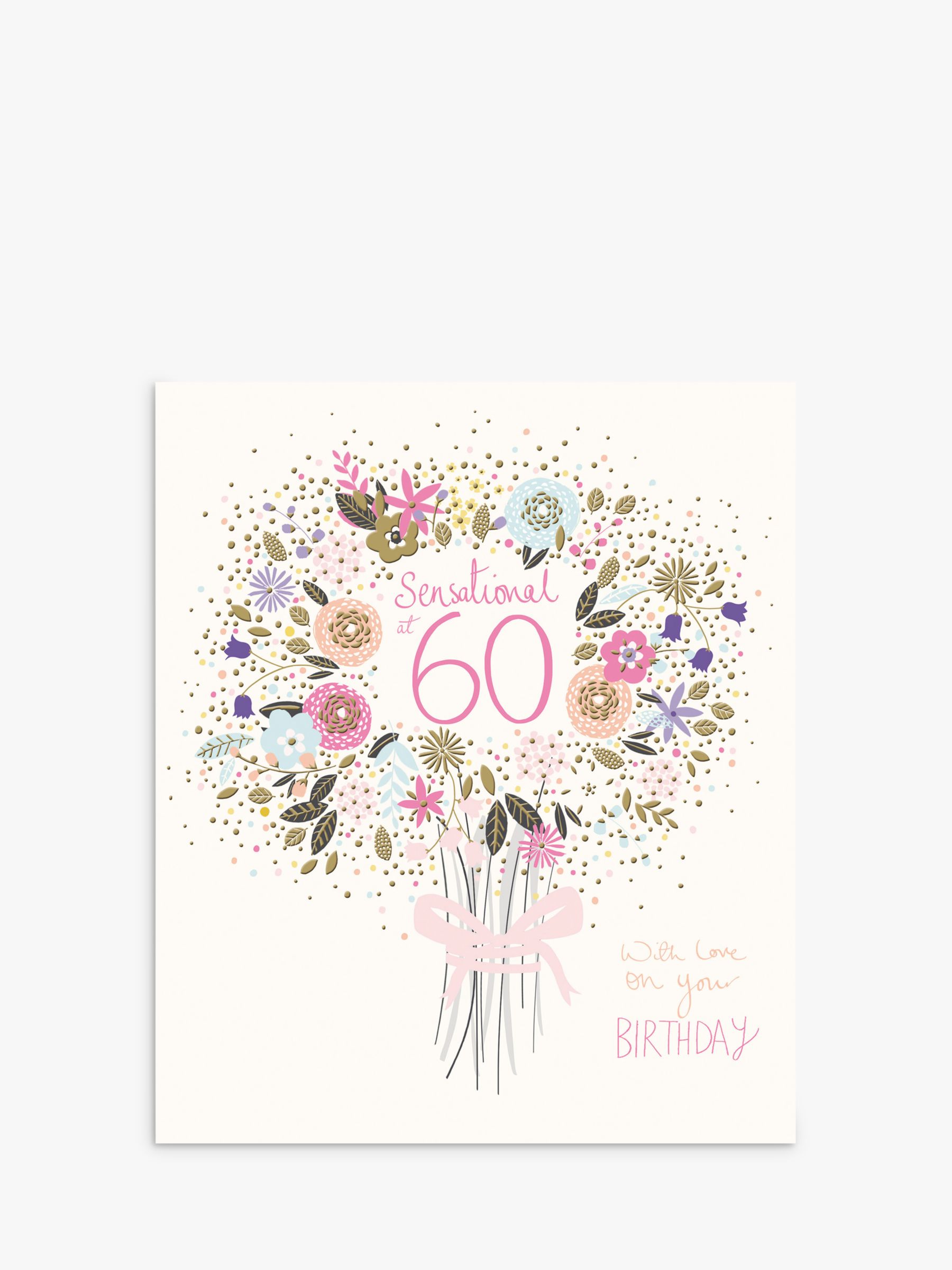 Woodmansterne Sensational 60th Birthday Card