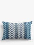 John Lewis Kasuri Cushion, Blue