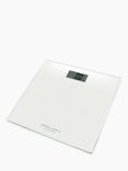 John Lewis White Glass Digital Bathroom Scale