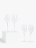 John Lewis Connoisseur White Wine Glasses, Set of 4, 450ml, Clear