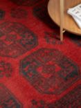 Gooch Luxury Hand Knotted Afghan Elephant Rug, Red