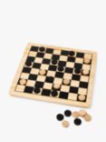 John Lewis Wooden Chess & Draughts Game