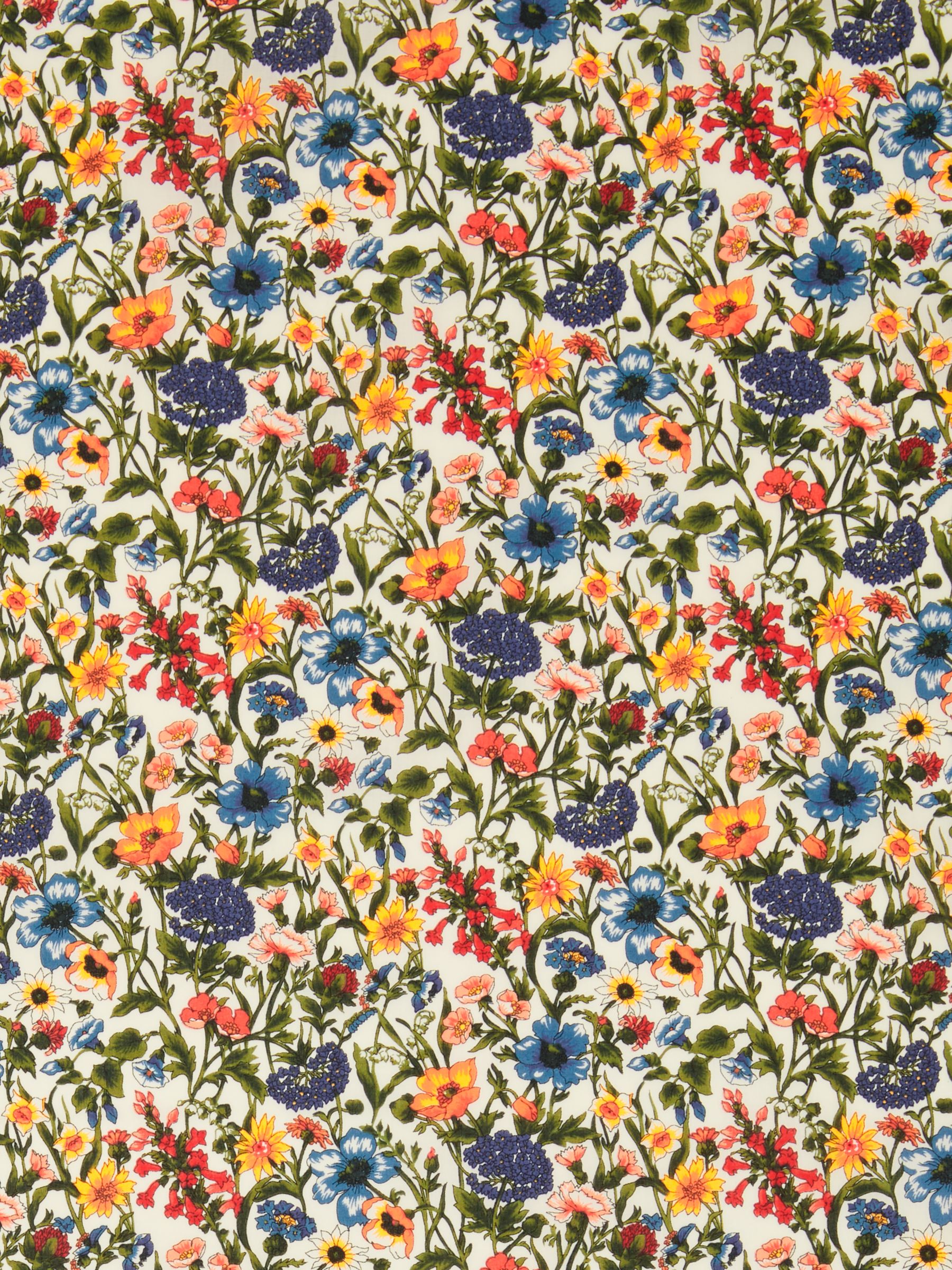 Liberty Rachel Tana Lawn® Floral Print Fabric, Cream/Multi