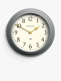 Newgate Clocks Westhampton Large Analogue Wall Clock, 50cm, Posh Grey
