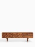 John Lewis + Swoon Franklin TV Stand for TVs up to 66", Brown