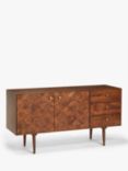 John Lewis + Swoon Franklin TV Stand Sideboard for TVs up to 55", Brown