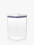 OXO POP Square Large Tall Kitchen Storage Container, 4.2L, Clear