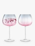 LSA International Dusk Balloon Gin Glass, 650ml, Set of 2, Pink/Grey