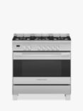 Fisher & Paykel OR90SCG4 Dual Fuel Range Cooker, A Energy Rating, Black