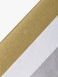 John Lewis Metallic & White Tissue Paper, Pack of 12