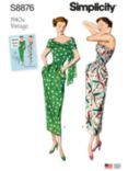 Simplicity Women's Vintage Dress Sewing Pattern, 8876