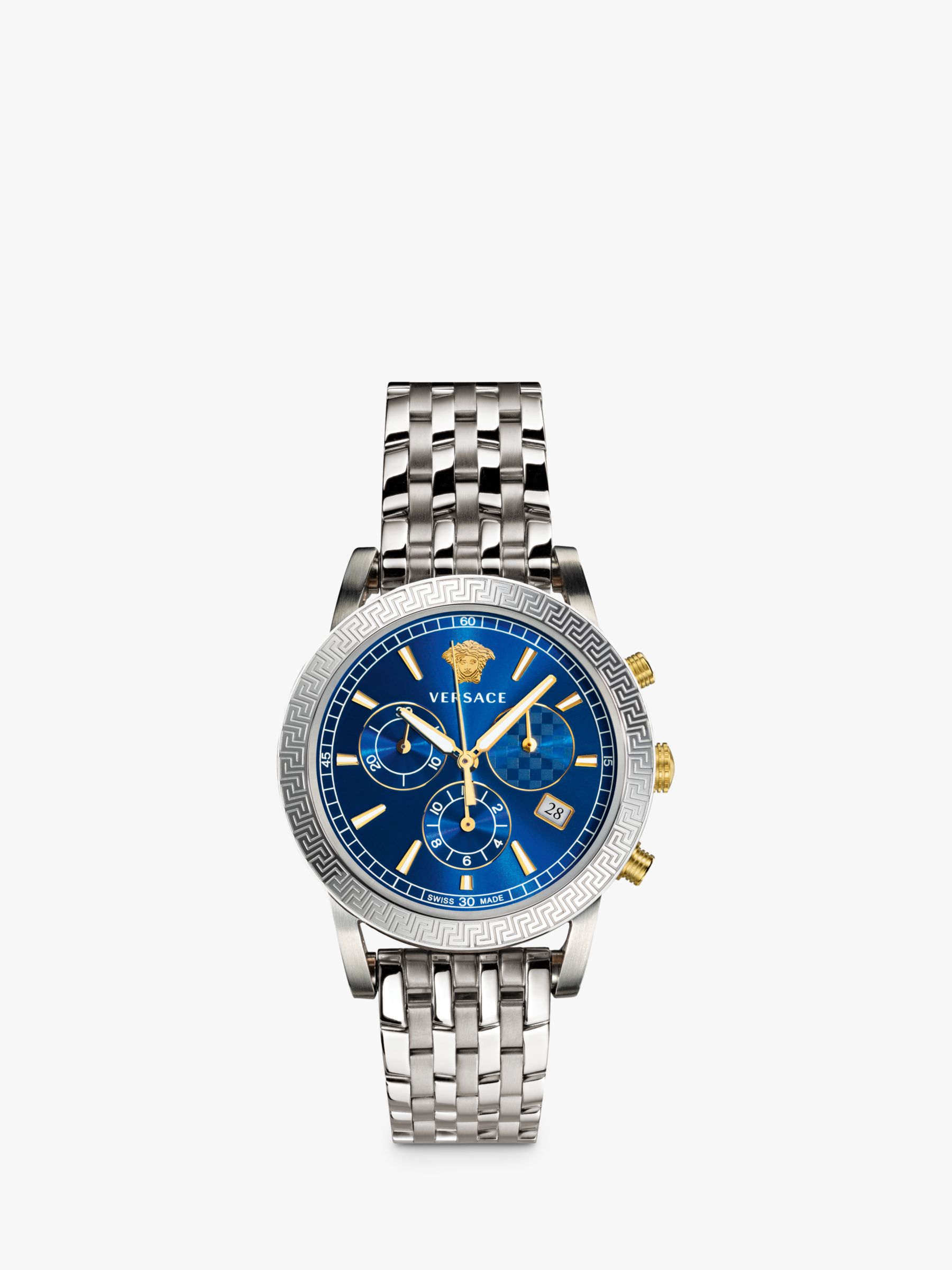 versace blue men's watch
