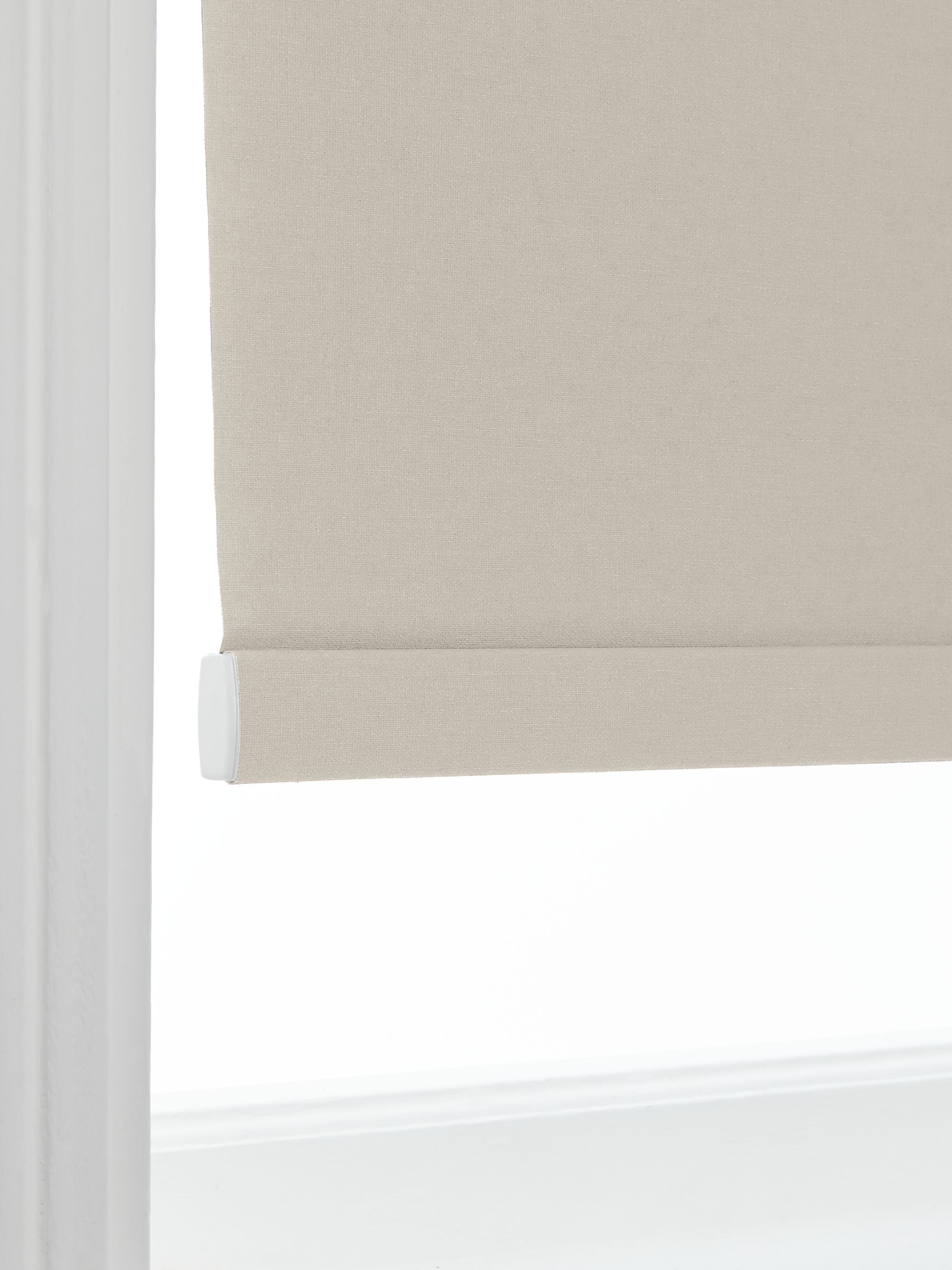 John Lewis Plain Made to Measure Daylight Roller Blind, Latte