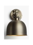 John Lewis Baldwin Wall Light, Antique Brass