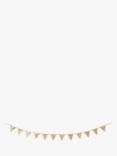 Talking Tables Luxe Gold Glitter Bunting, 3m