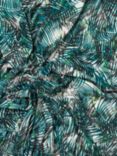 Montreux Fabrics Exclusive Washed Out Feathery Tai Print Jersey Fabric, Navy