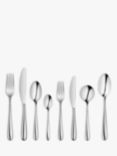 John Lewis Arc Cutlery Set, 44 Piece/6 Place Settings